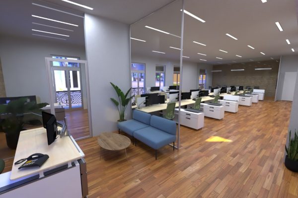 Spacious office in the old town